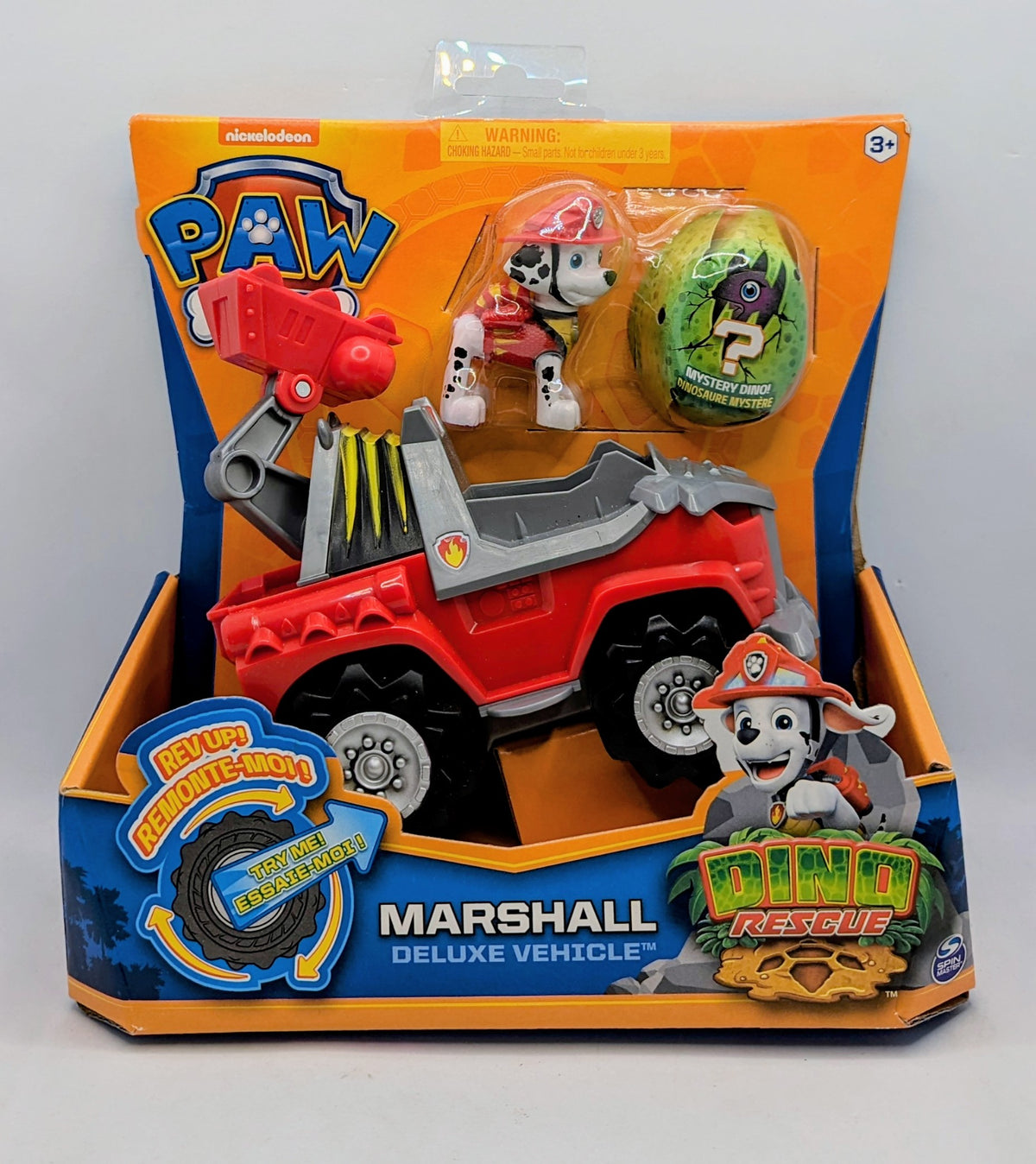 Spin Master Paw Patrol Dino Rescue Marshalls Deluxe Vehicle w/ Mystery Dino Egg