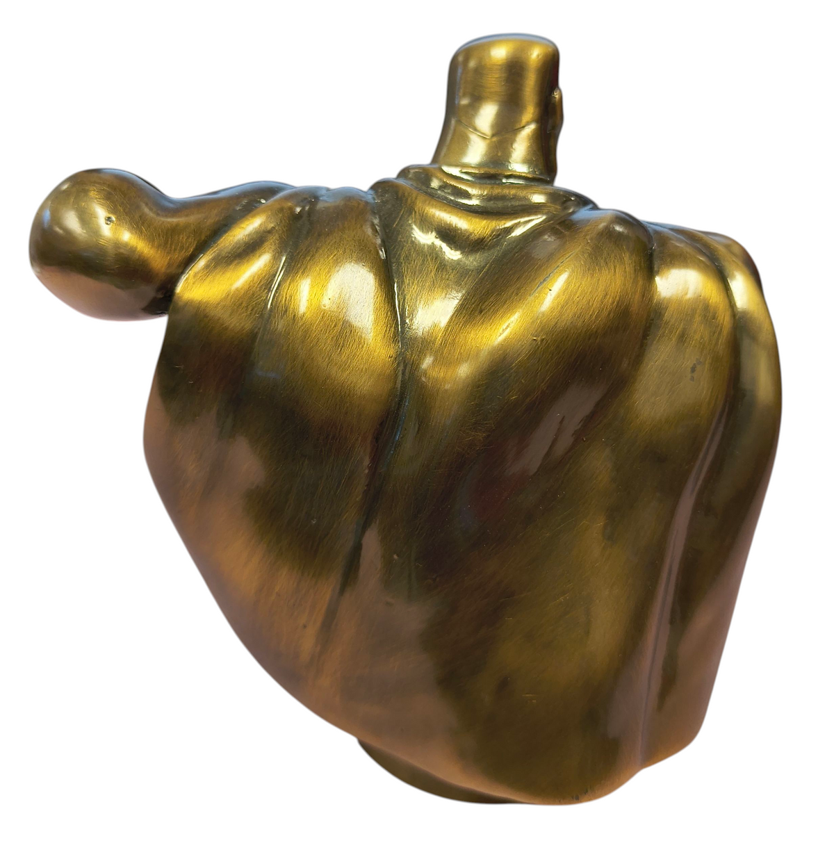 Monogram DC Justice League Gold Superman Paperweight Mini Bust SDCC Exclusive image 2