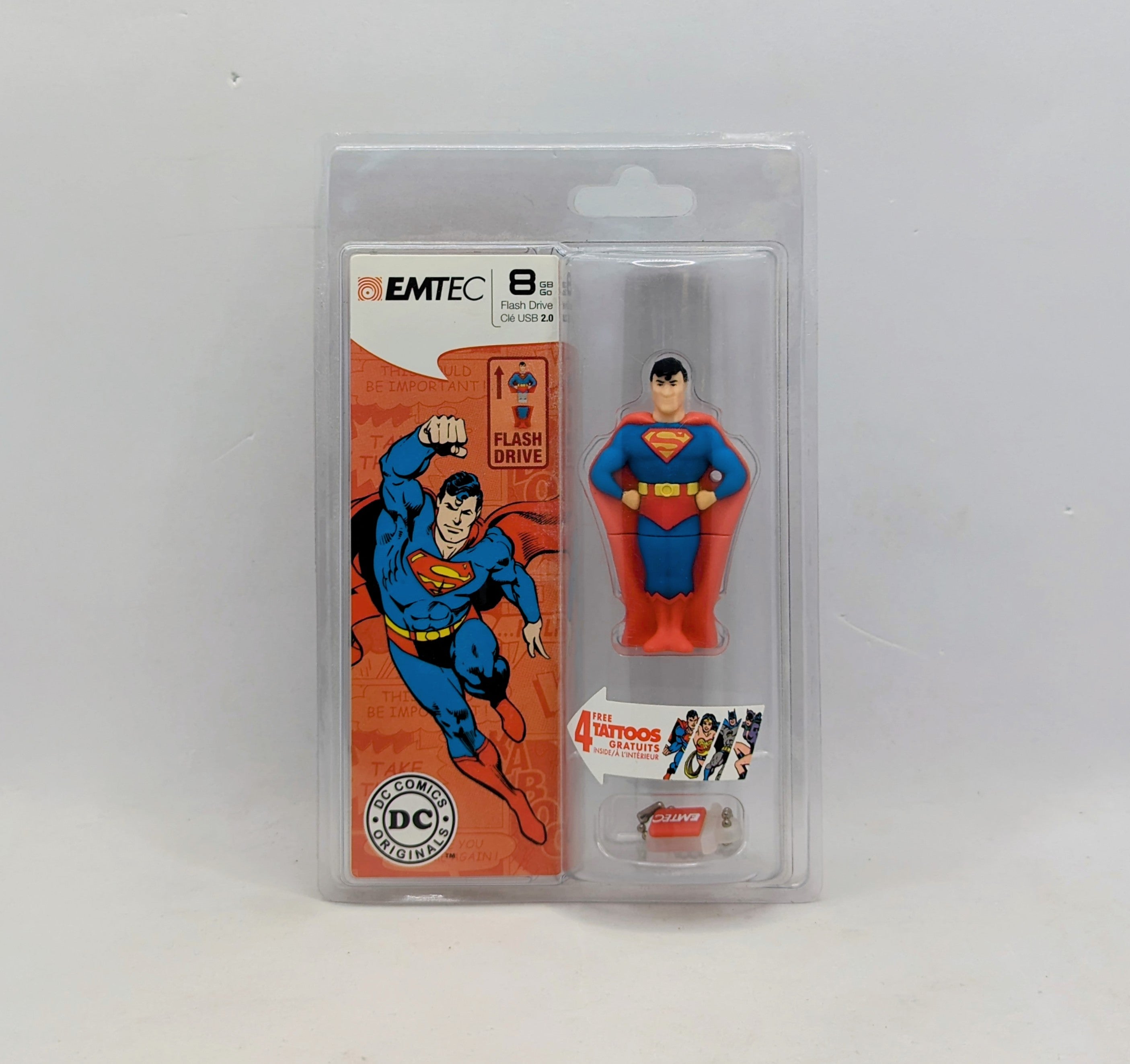 EMTEC DC Comics Superman 8GB Flash Drive