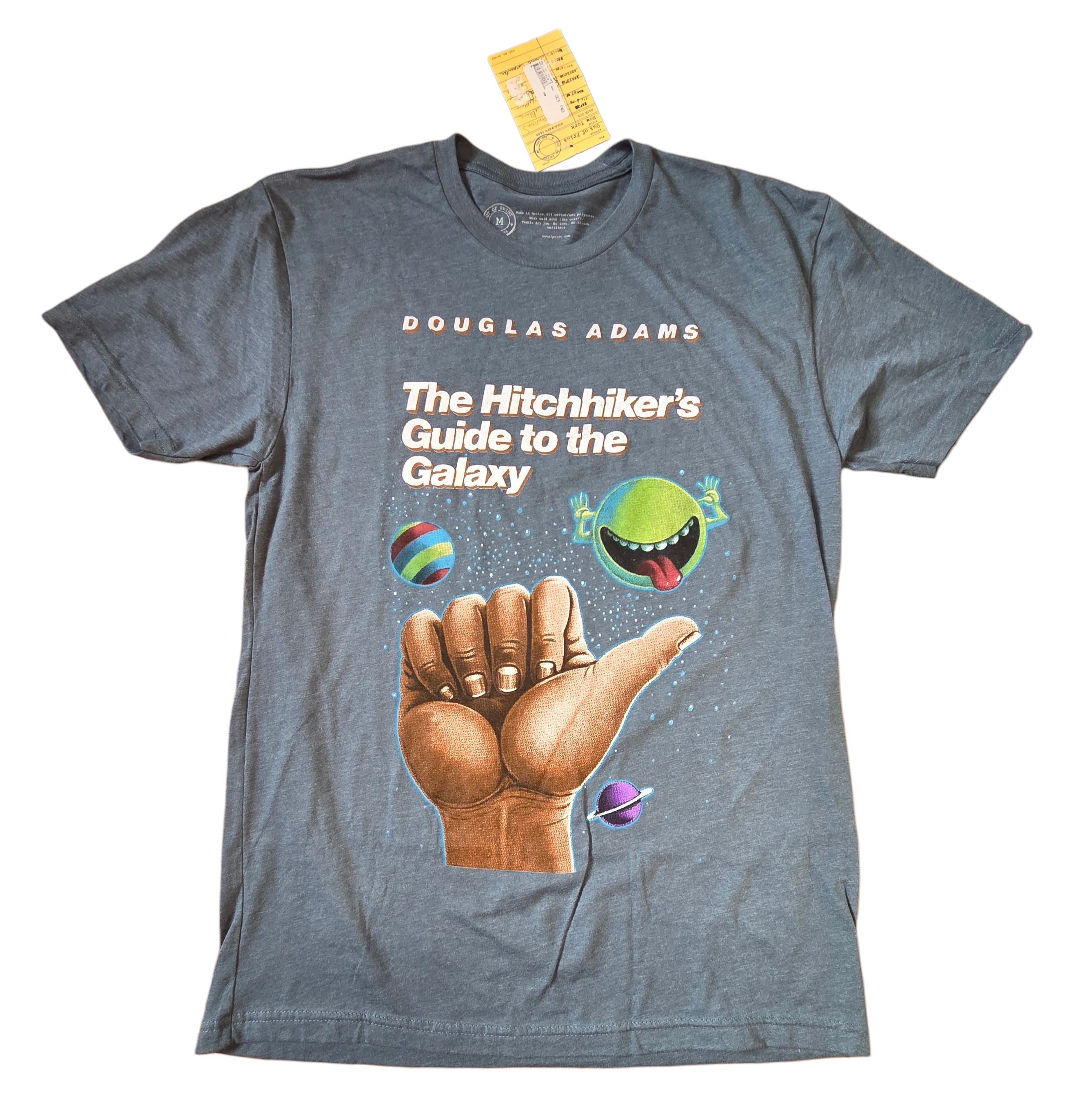 Out Of Print Douglas Adams The Hitchhikers Guide To The Galaxy T-Shirt Medium