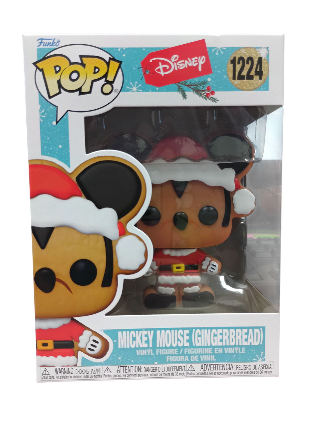 Funko POP! Disney Holiday Christmas Mickey Mouse Gingerbread #1224 Vinyl - SB