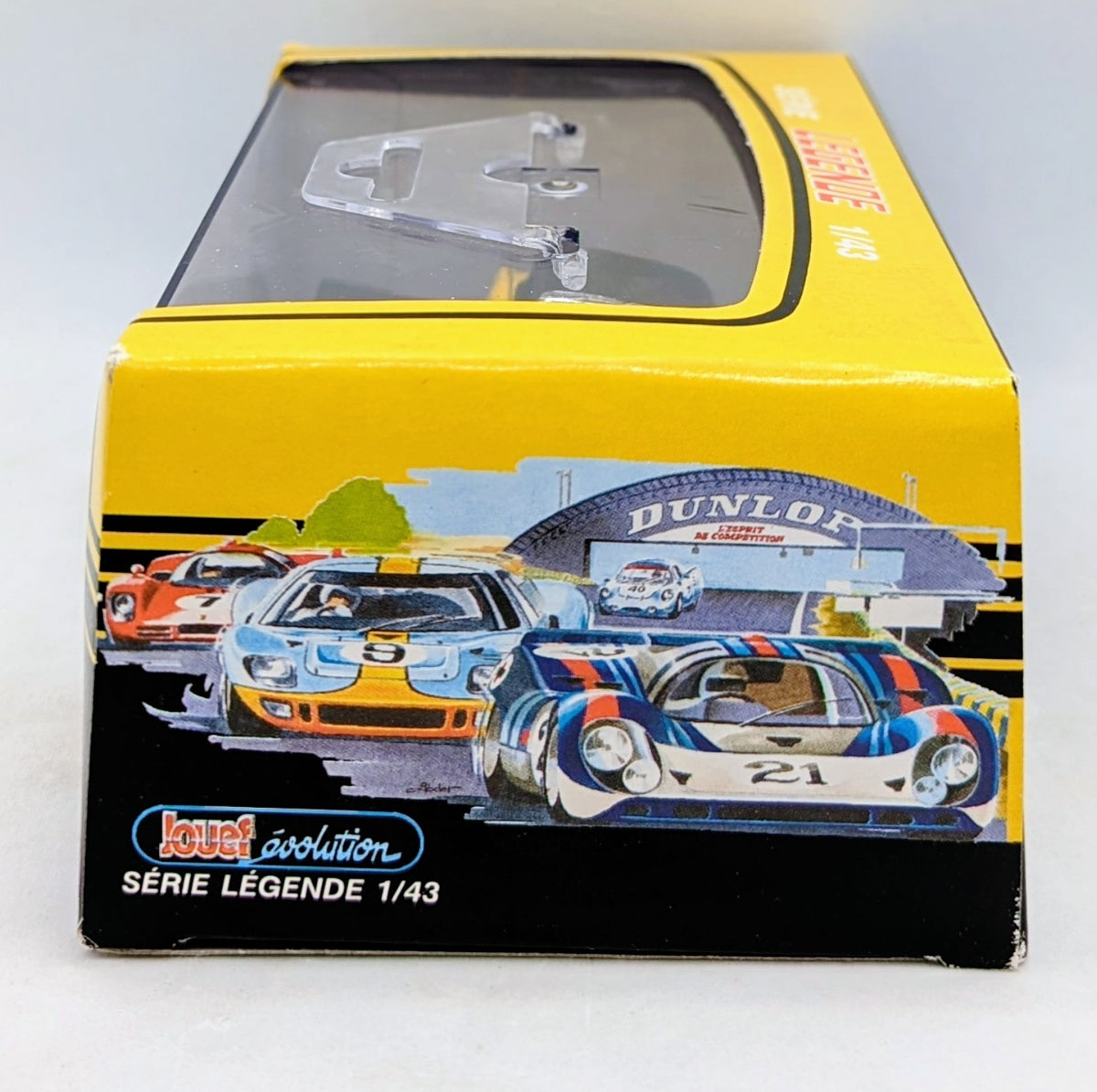 Jouef Evolution Legend Triumph TR3-A Soft Top Jaune Yellow 1/43 #1010 image 3