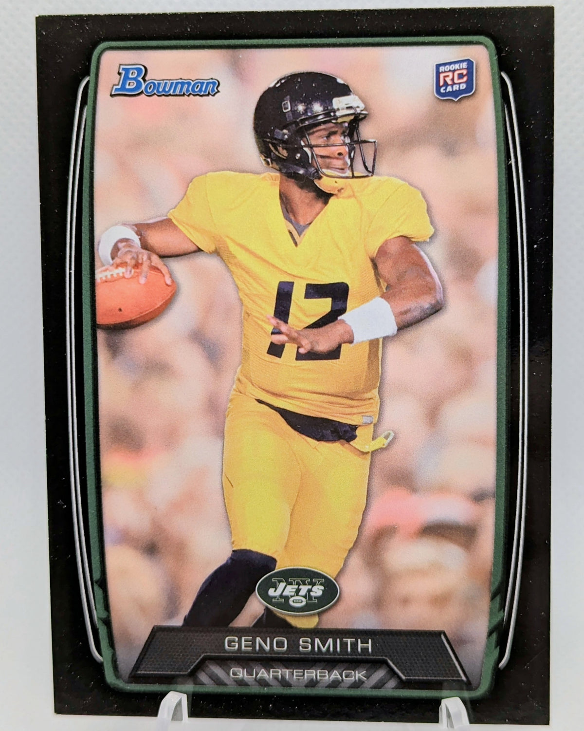 2013 Bowman Black Parrallel #150 Geno Smith RC Rookie Jets Seahawks