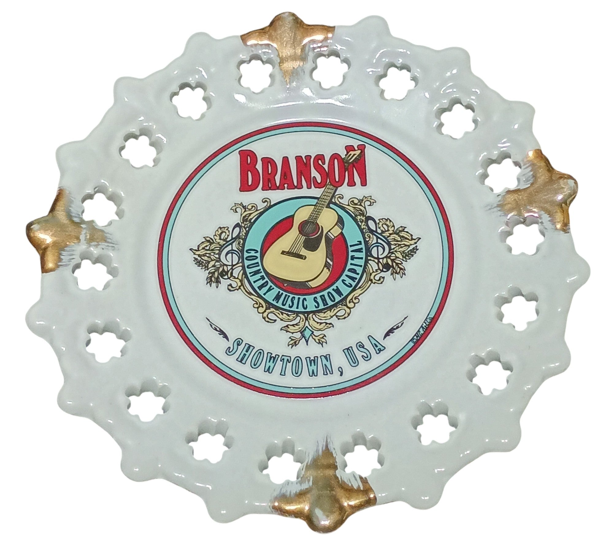 Branson Showtown USA 6" Ceramic Souvenir Plate Collectible Decorative Wall Decor image 2