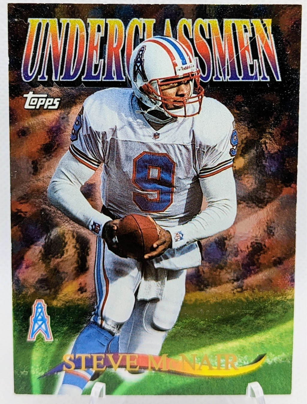1997 Topps Underclassmen Steve McNair Insert Card #U9 Houston Oilers
