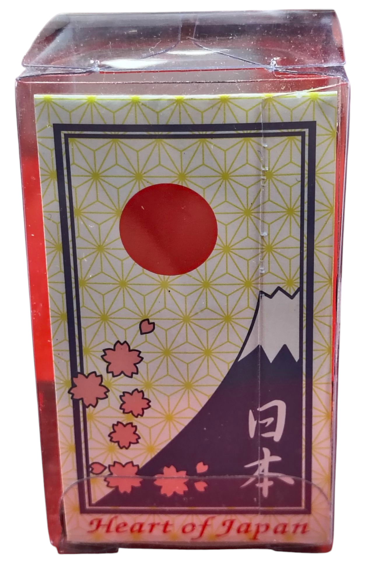 Japanese Kokeshi With Flower Outfit Heart of Japan 2.5" Wooden Figure image 2