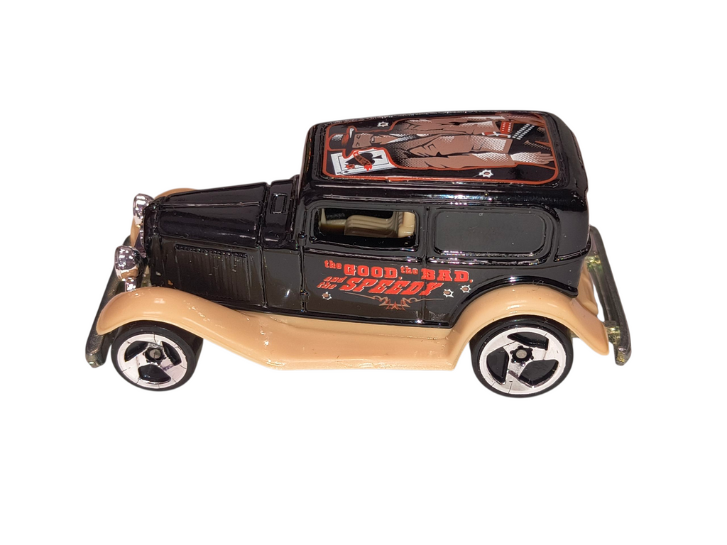 1988 Mattel Hot Wheels 1933 Ford Coupe The Good The Bad And The Speedy Diecast image 2