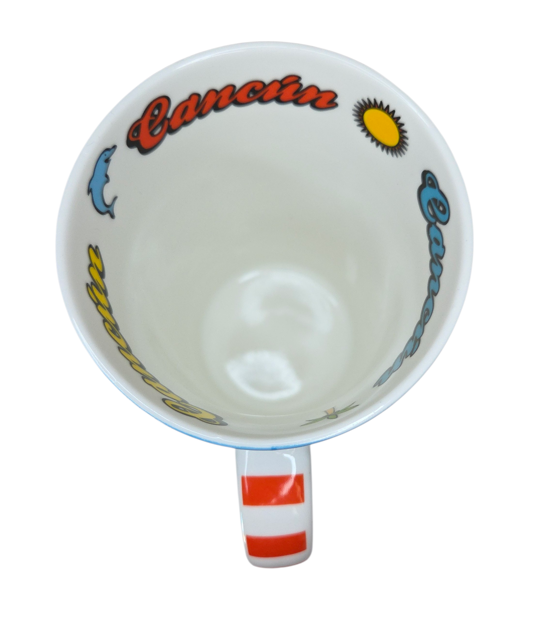 Mexico Cancun Riviera Maya Aztec Souvenir Tall Coffee Mug Cup Multicolor 5.5" image 4