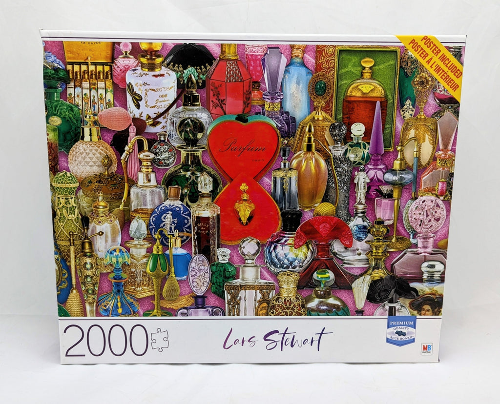 2020 Milton Bradley Perfume Bottle Puzzle 2000 Pieces