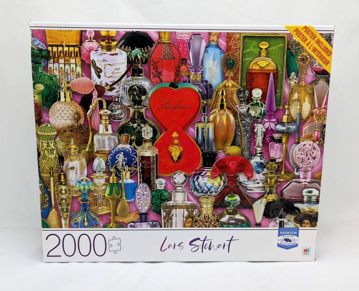 2020 Milton Bradley Perfume Bottle Puzzle 2000 Pieces