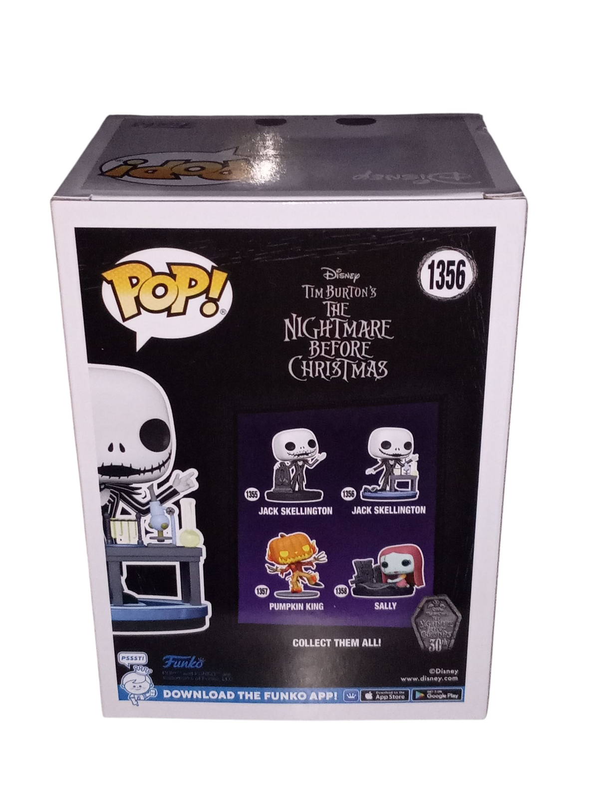 Funko POP! Disney Nightmare Before Christmas Jack Skellington w/ Lab #1356 image 2