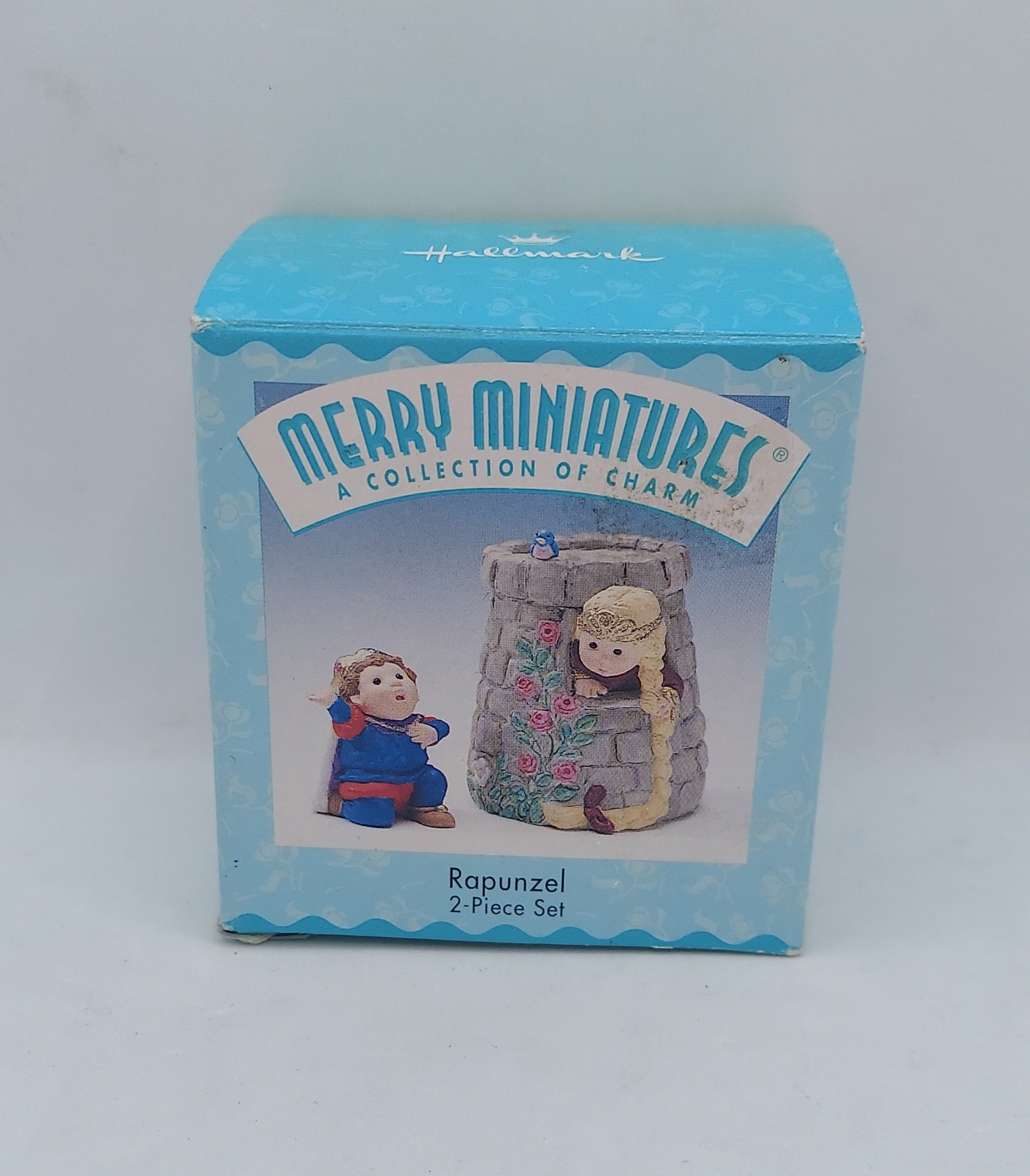 1998 Hallmark Merry Miniatures Rapunzel 2 Piece Set
