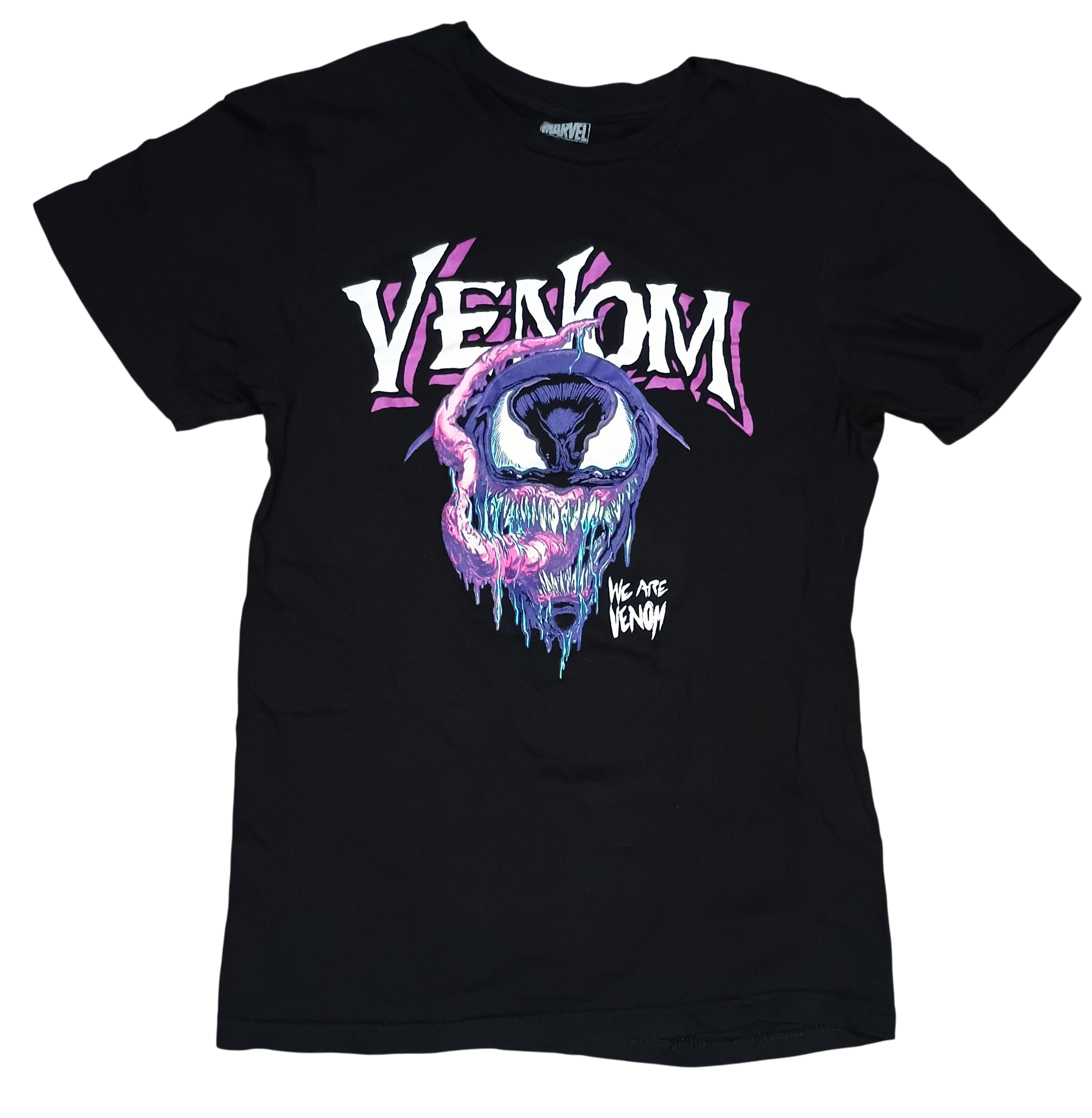 Marvel Venom Graphic We Are Venom Black T-Shirt Size Small 34/36