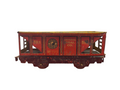 Marx Northern Pacific General Coal Car #554 Tin O Scale 4 Wheel Tab & Slot