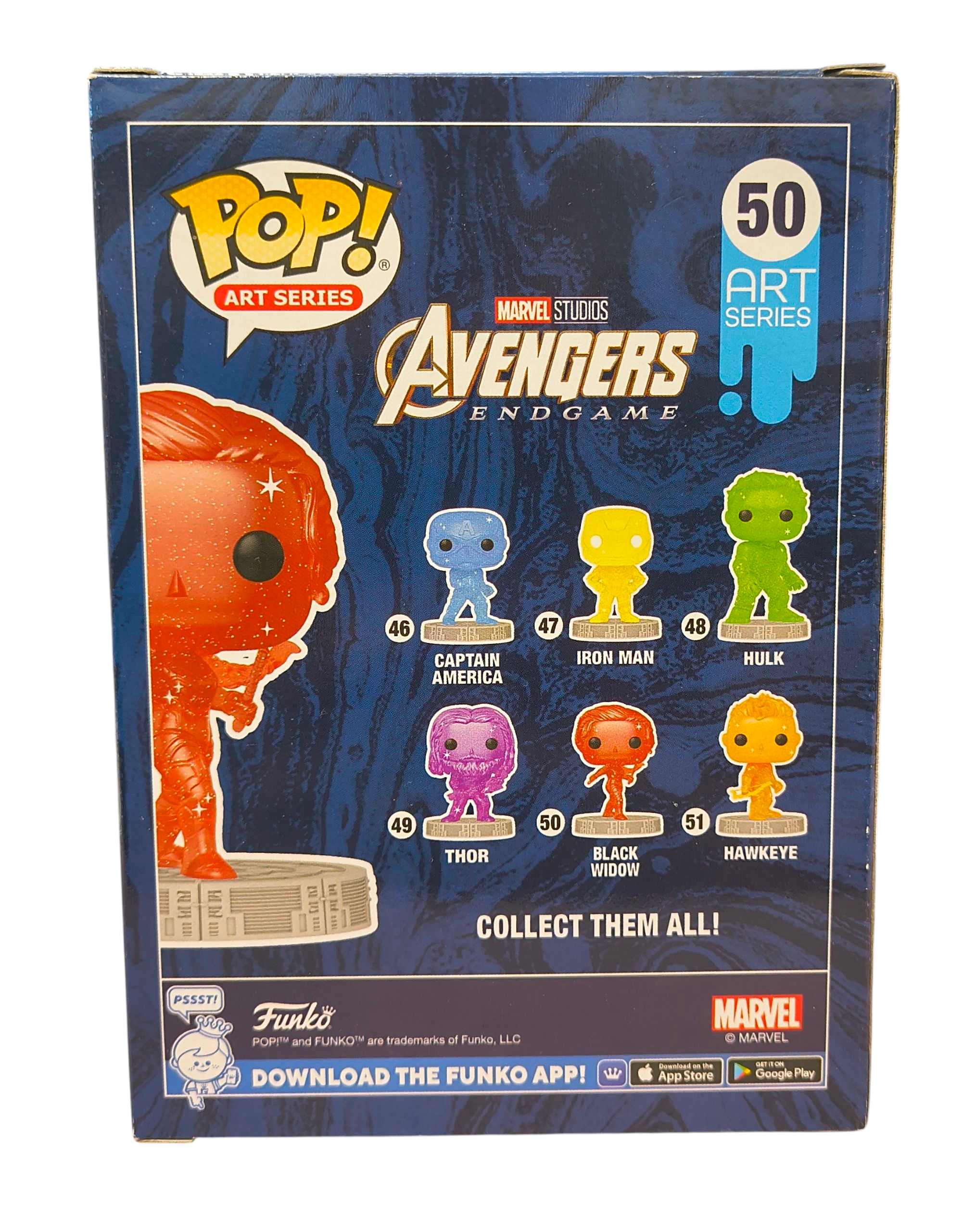 2021 Marvel Funko Pop The Infinity Saga Black Widow #50 Art Series - SC image 2