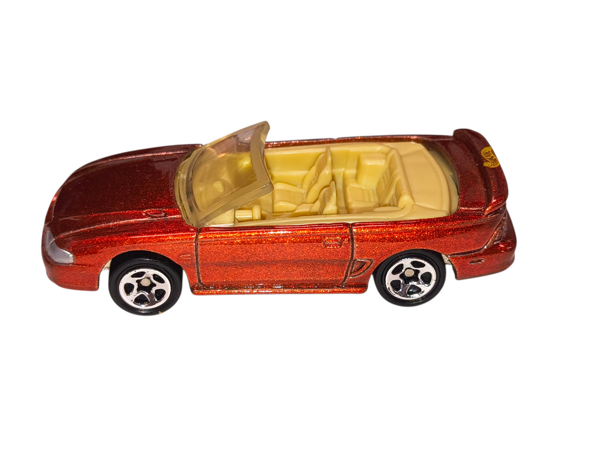 Hot Wheels First Editions 1996 Mustang GT Convertible Metallic Red #378 image 2