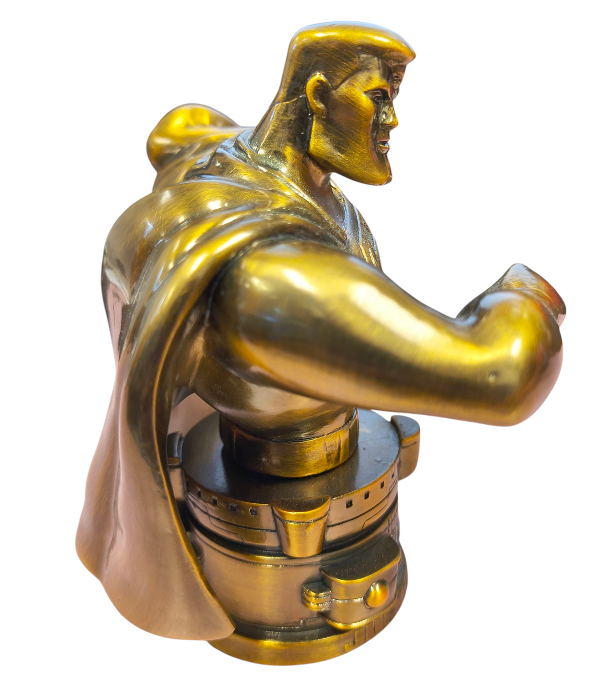 Monogram DC Justice League Gold Superman Paperweight Mini Bust SDCC Exclusive image 3