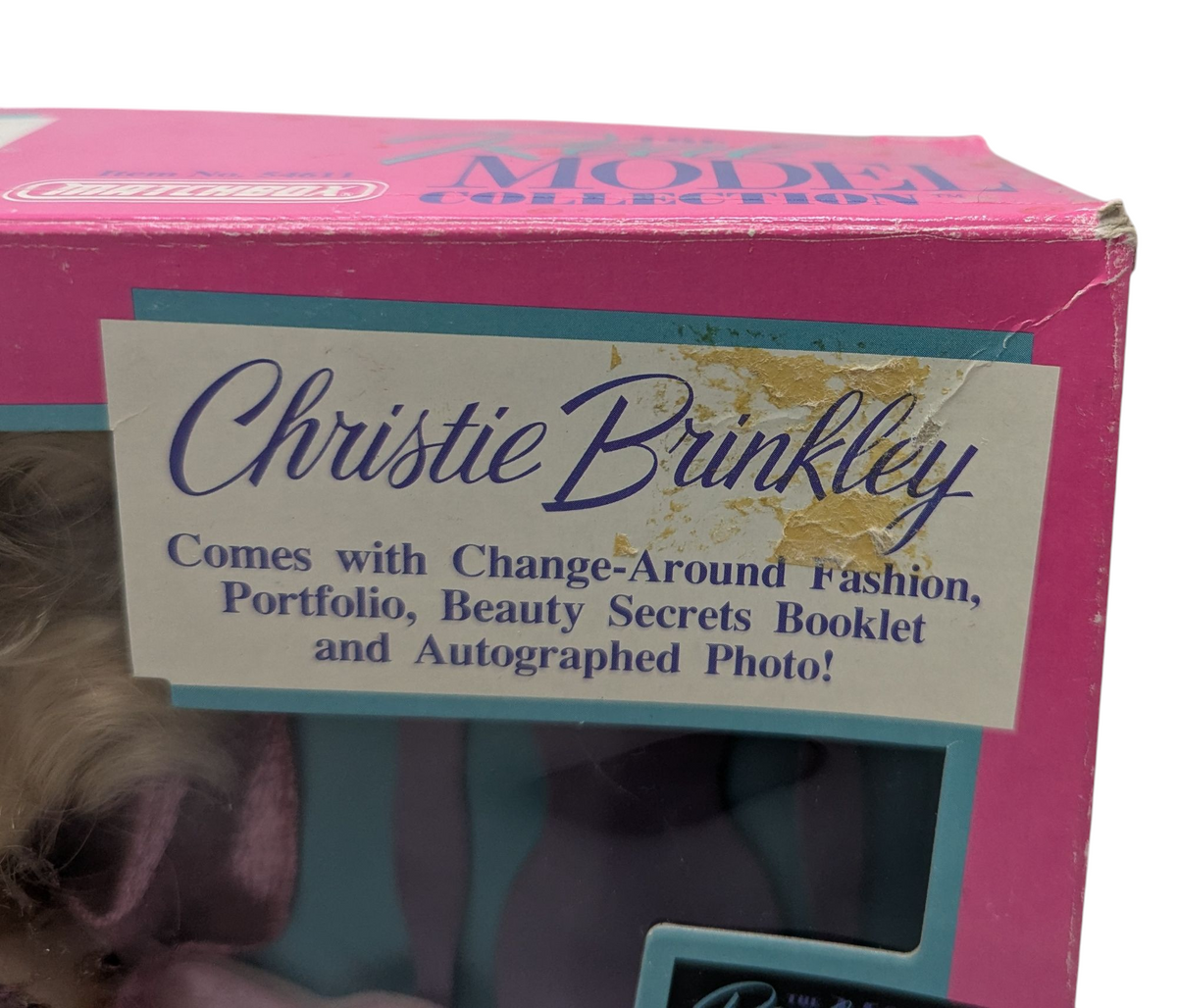 1989 Matchbox The Real Model Collection Christie Brinkley Doll image 3