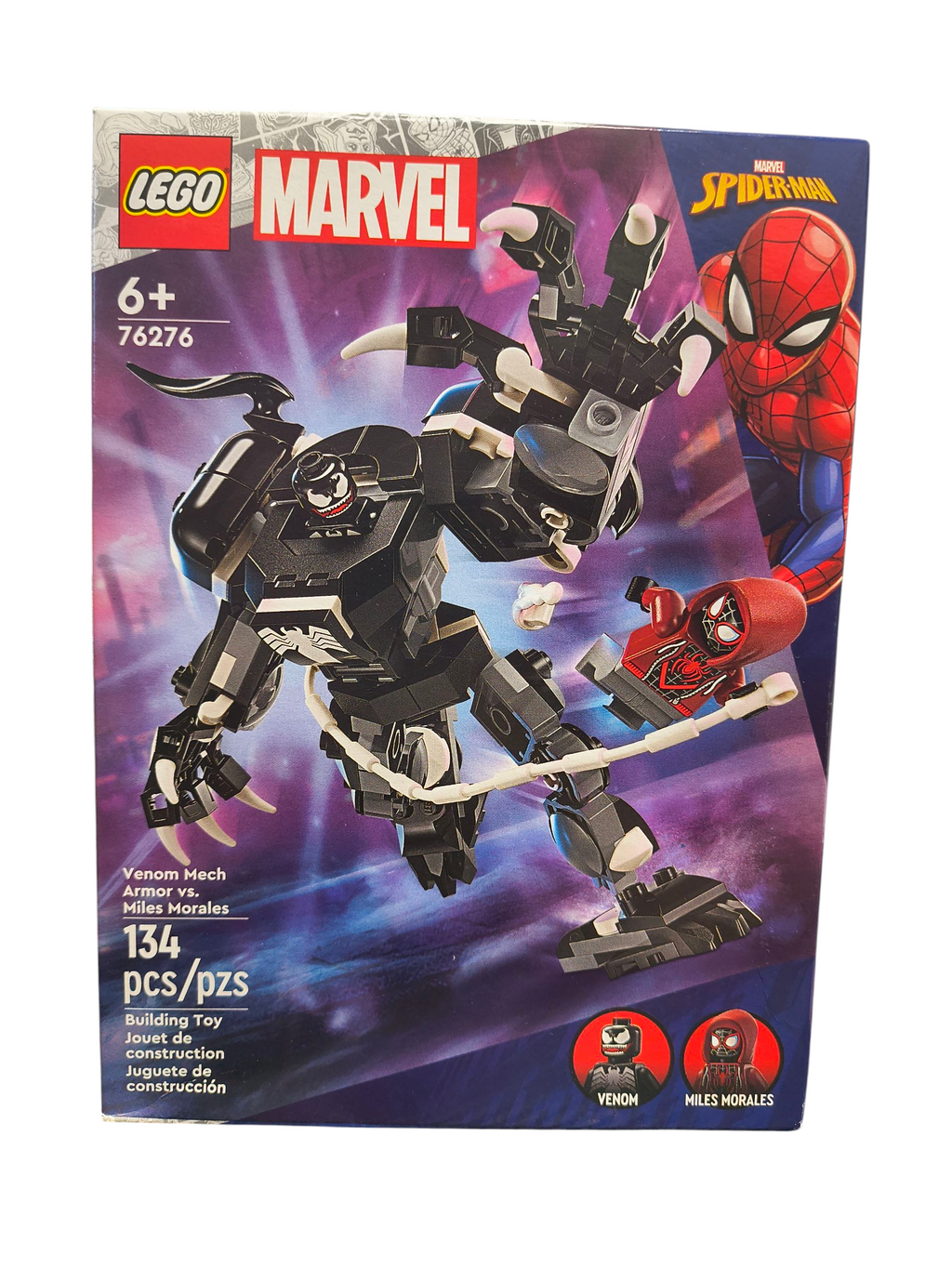 LEGO Marvel Venom Mech Armor vs. Miles Morales Set #76276