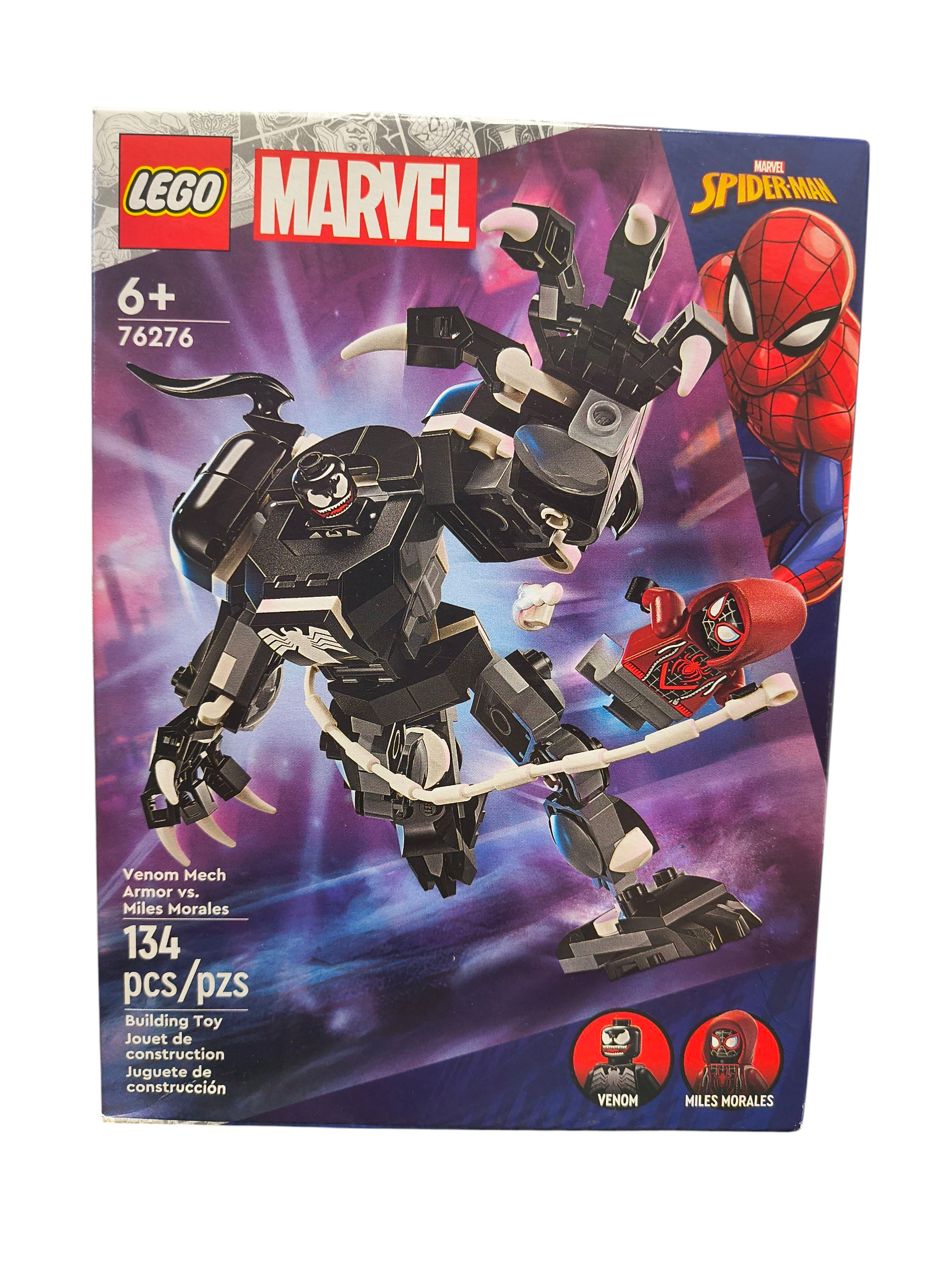 LEGO Marvel Venom Mech Armor vs. Miles Morales Set #76276