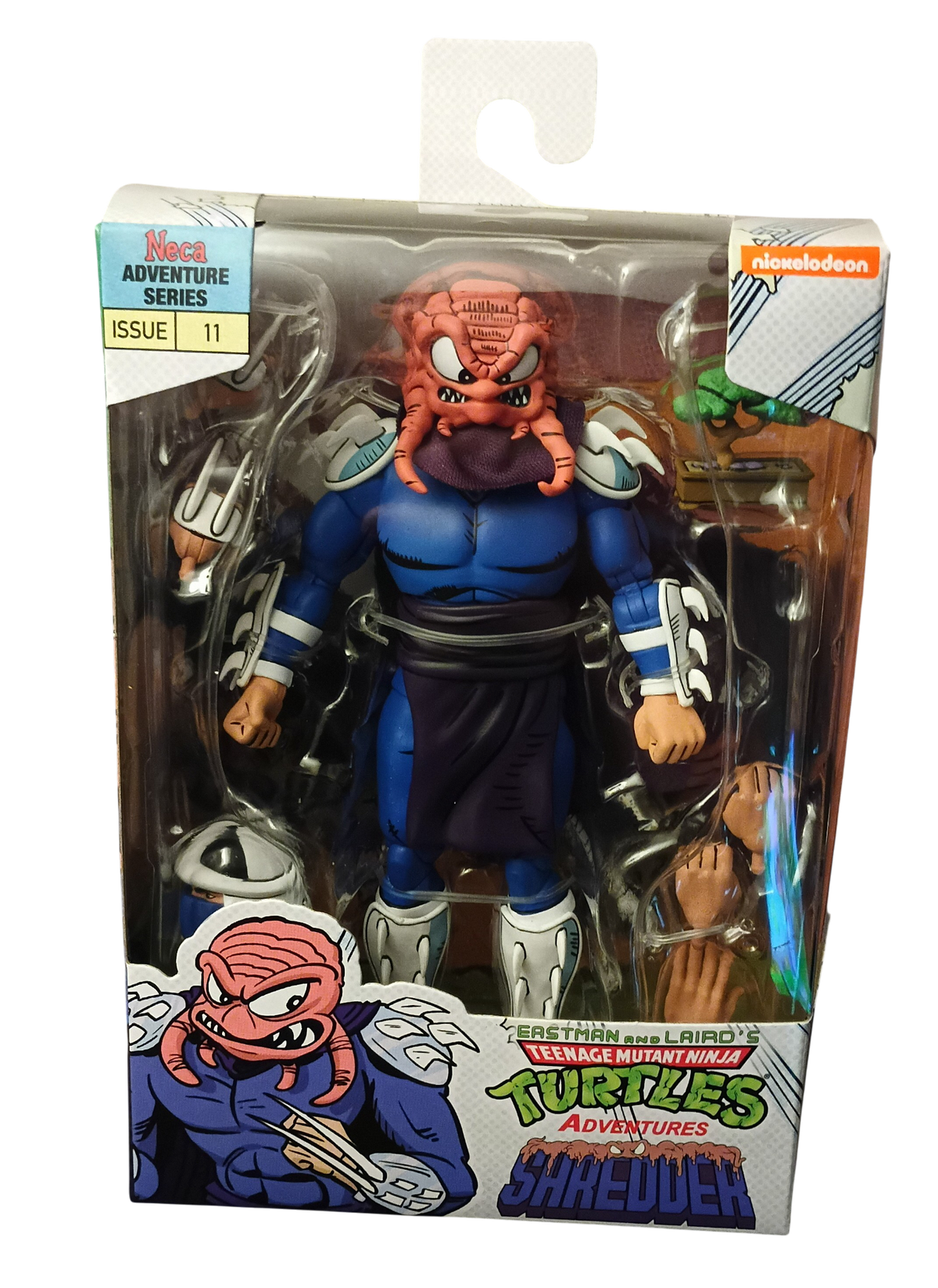 NECA TMNT Teenage Mutant Ninja Turtles Adventures Shredder & Krang Action Figure