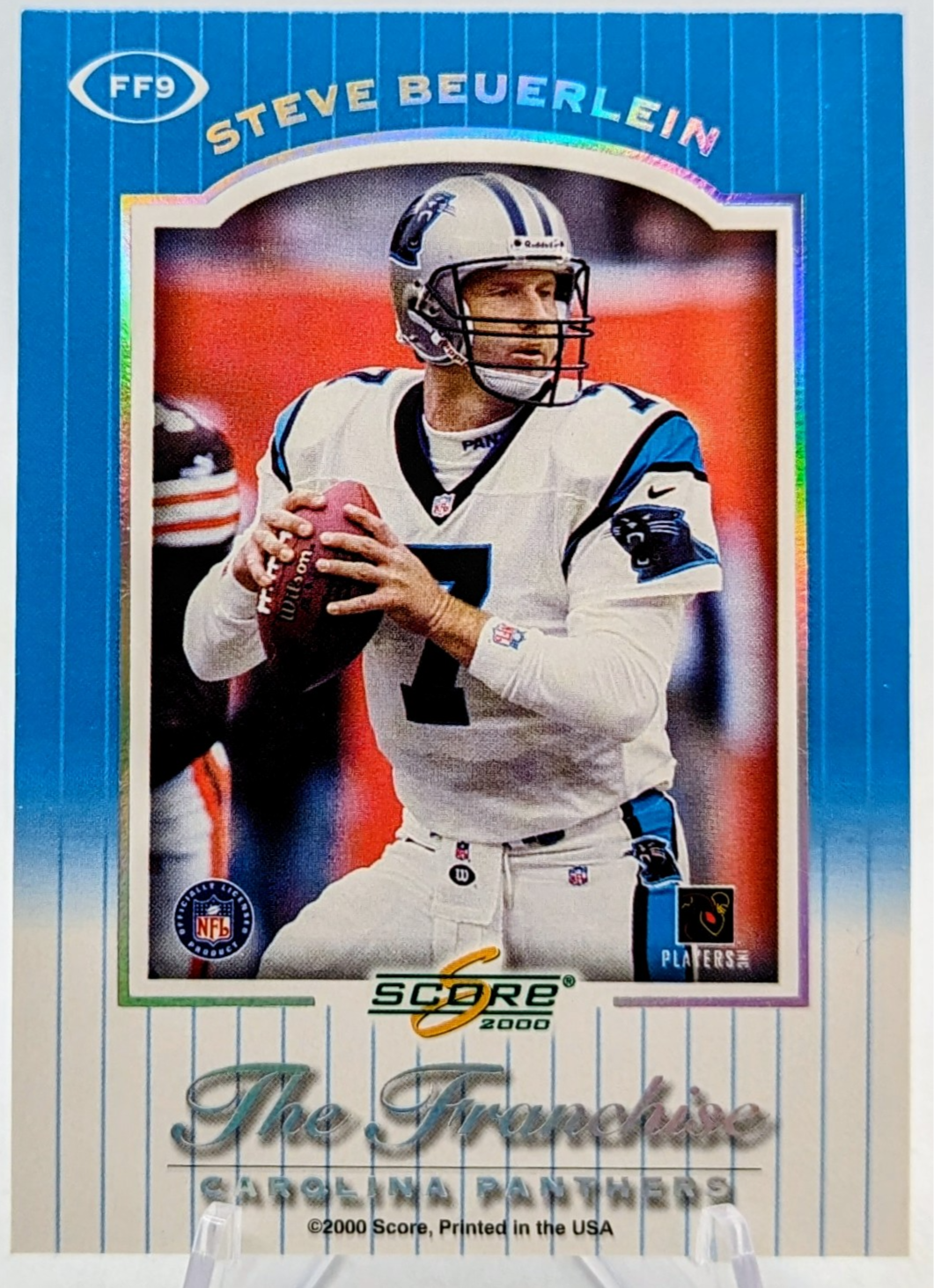2000 Score The Future Franchise Deon Grant Steve Beuerlein #FF9 Rookie RC image 2