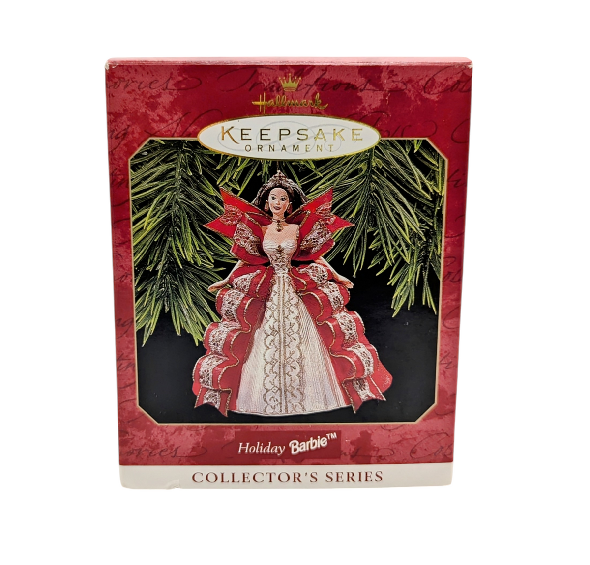 1996 Hallmark Keepsake 5th In Series Collector Holiday Barbie Christmas Ornament