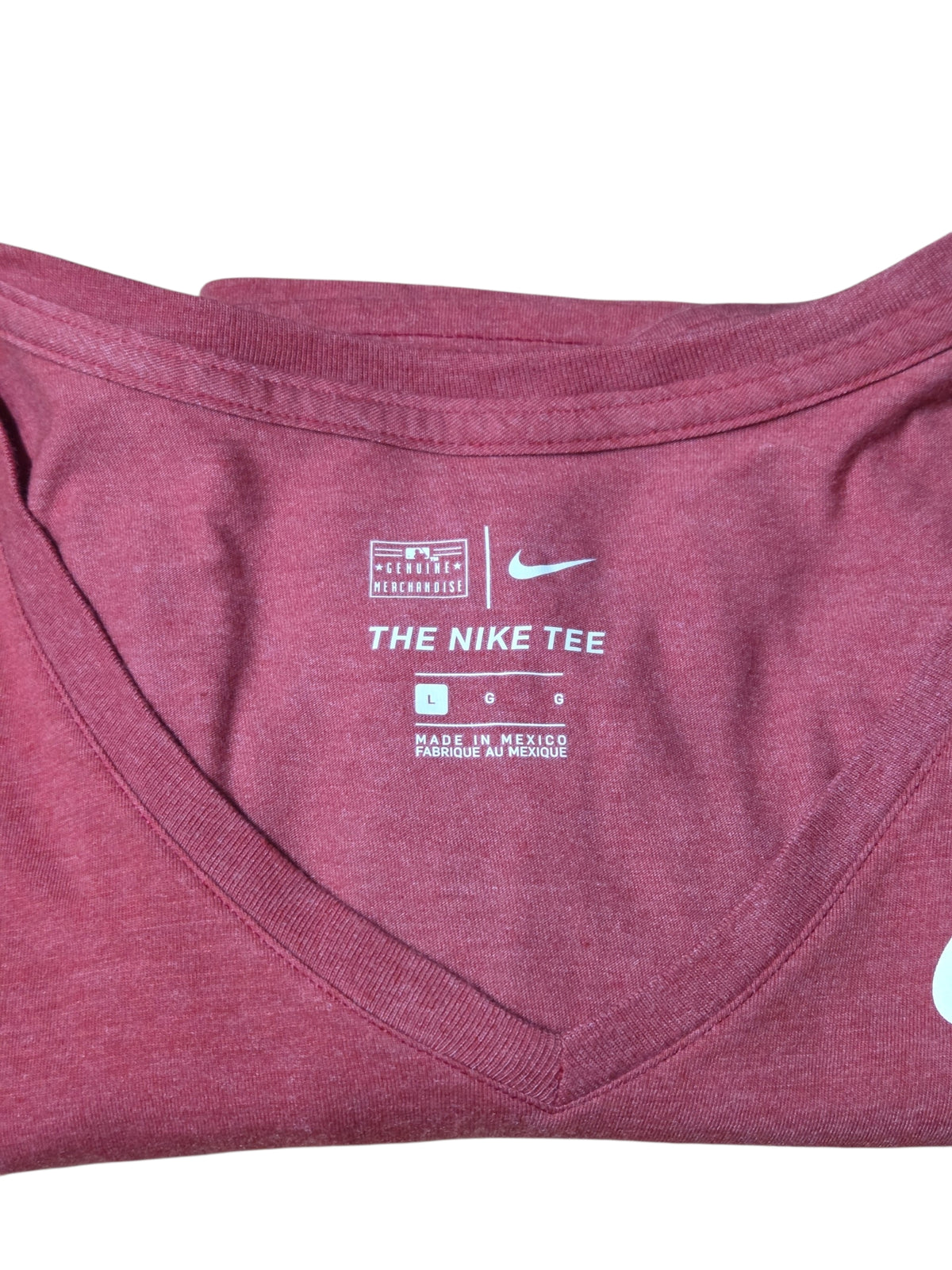 Nike Genuine Merchandise Los Angeles Angels Baseball Womens V-Neck Large T-Shirt image 3