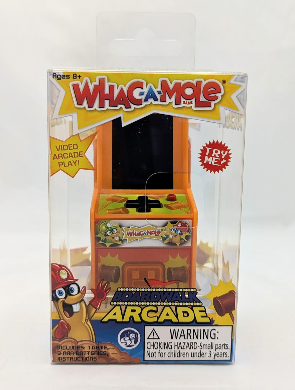 Boardwalk Arcade Mini Whac-a-Mole Handheld Game #402