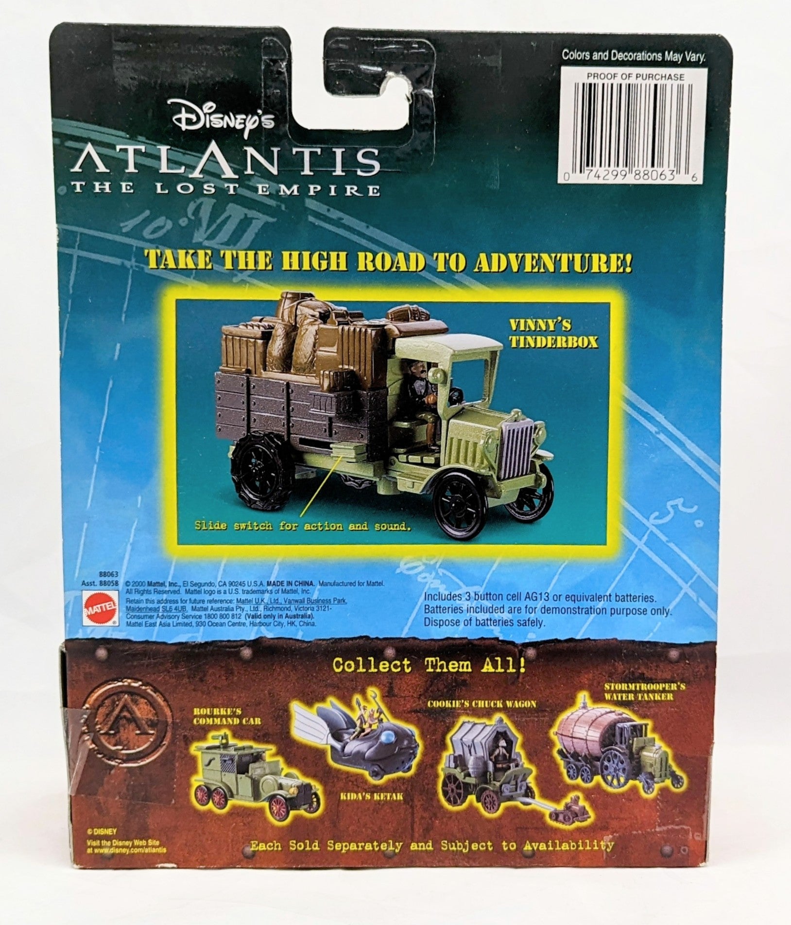 2000 Disney Atlantis The Lost Empire Vinny's Tinderbox Explode Into Action image 2