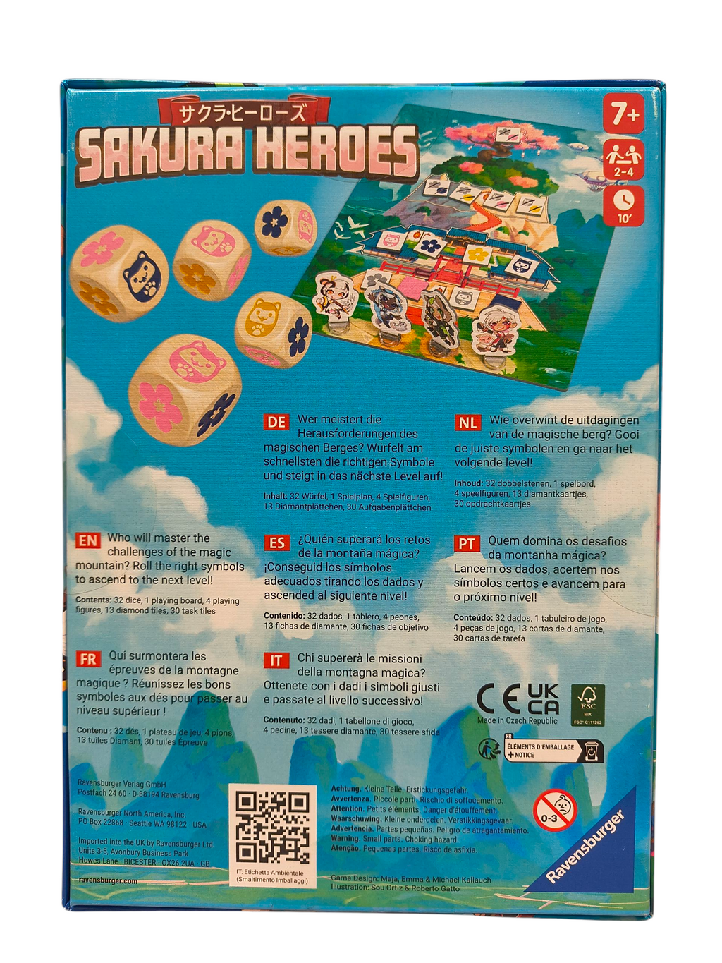 Ravensburger Sakura Heroes A Fast-Paced Dice Game for Anime Fans Ages 7 and Up image 2