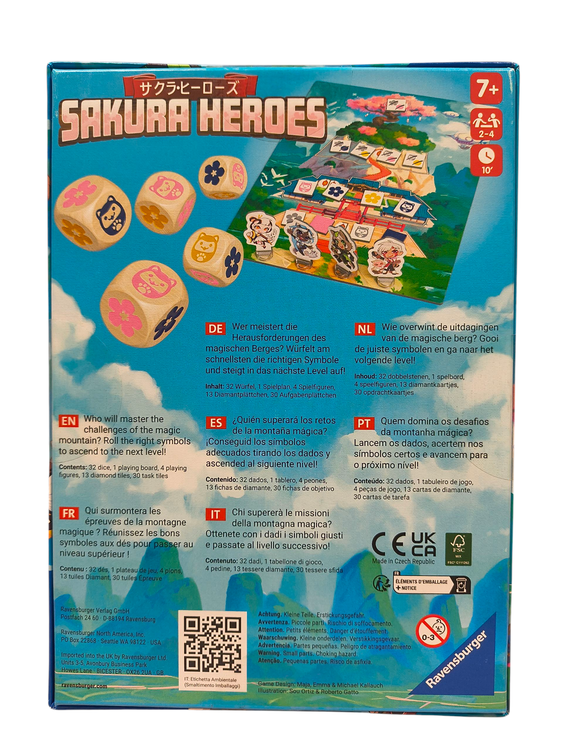 Ravensburger Sakura Heroes A Fast-Paced Dice Game for Anime Fans Ages 7 and Up image 2