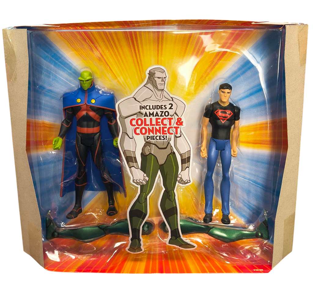 2011 Mattel DC Young Justice Martian Manhunter & Superboy Collect & Connect image 2