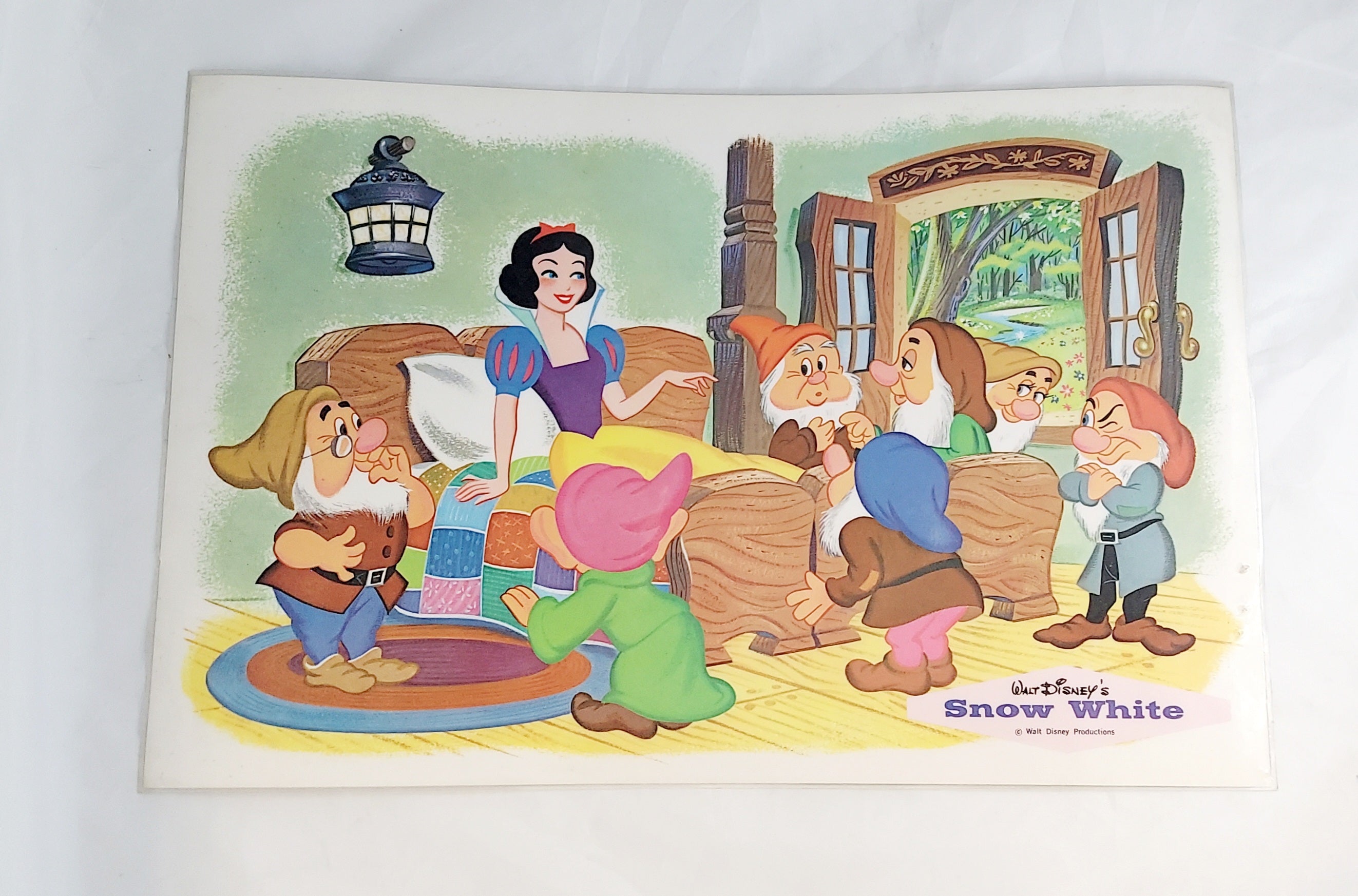 1970's Walt Disney's Snow White Placemat