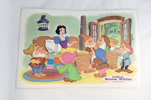 1970's Walt Disney's Snow White Placemat
