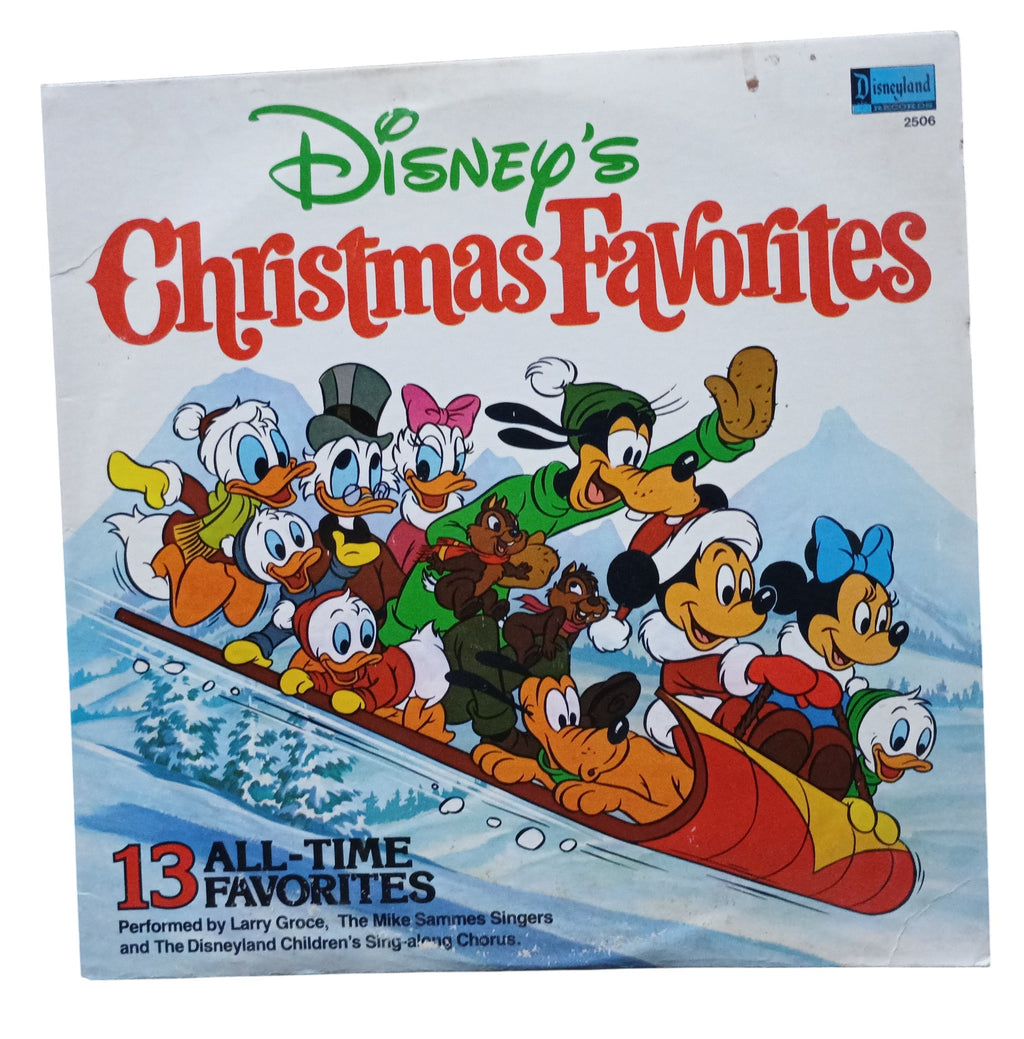 1979 Disneyland Records Disney's Christmas Favorites Sing-A-Long 2506 Vinyl LP image 3