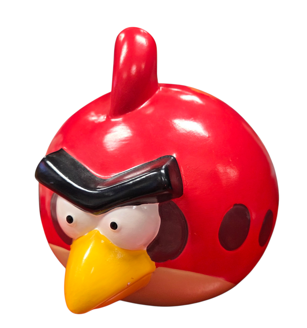 2009 Rovio Entertainment Angry Birds Red J Bird Ceramic Piggy Bank