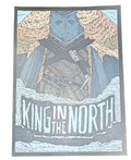 Culturefly HBO Game Of Thrones King in the North Art Print 7.25 x 10" Jon Snow