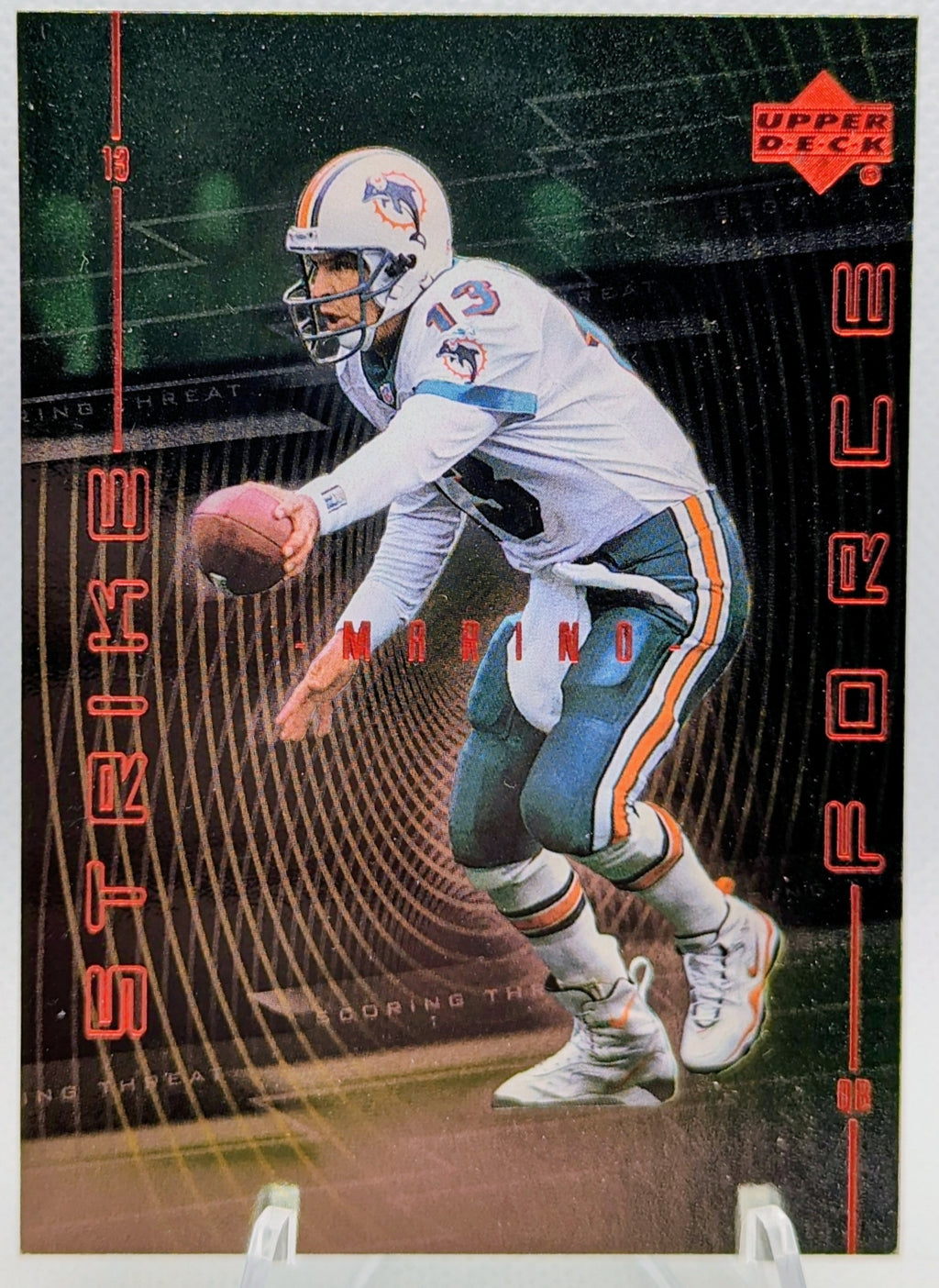 1999 Upper Deck Dan Marino Strike Force #SF15 Dolphins Football Card