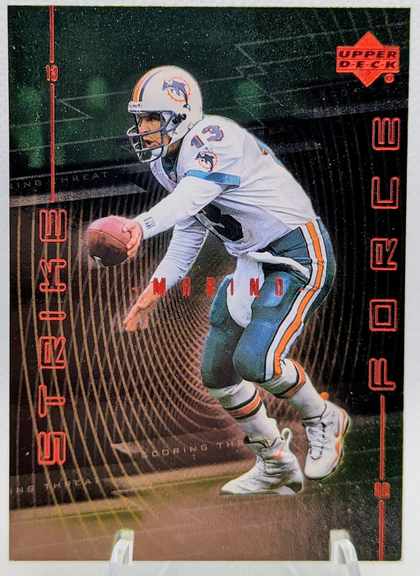 1999 Upper Deck Dan Marino Strike Force #SF15 Dolphins Football Card