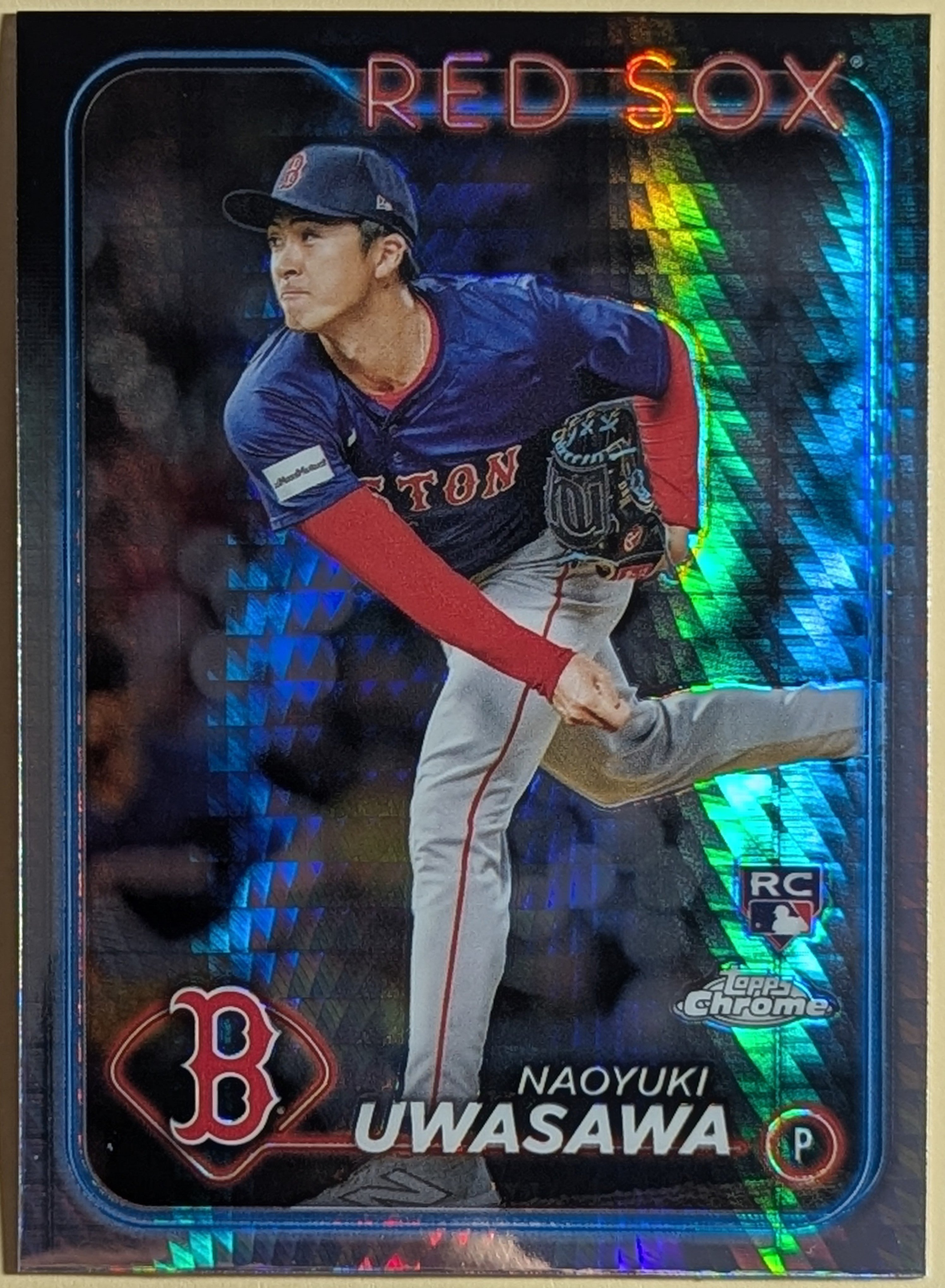 2024 Topps Chrome Update Prism Refractors #USC9 Naoyuki Uwasawa Boston Red Sox