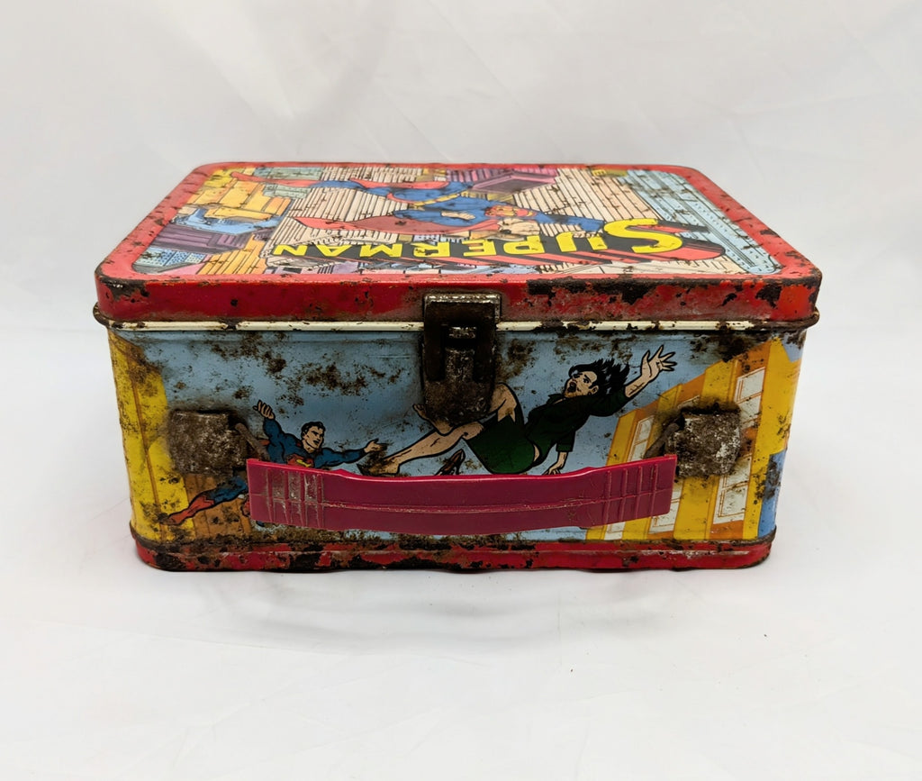 1967 National Periodical Publications Superman Metal Lunchbox & Thermos image 9