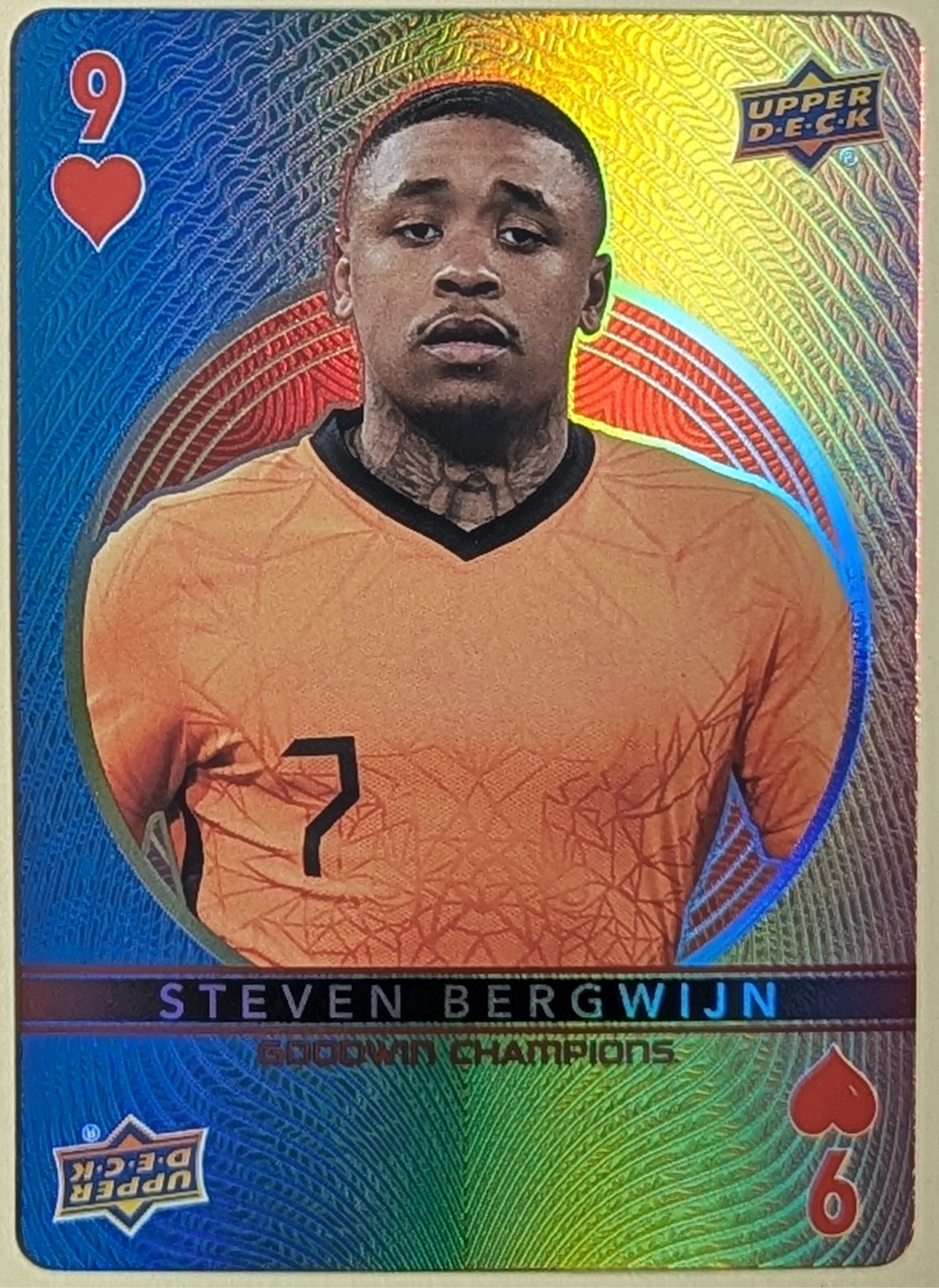 2022 Upper Deck Goodwin Champions Playing Cards Steven Bergwijn #9H