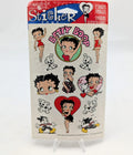 1998 American Greetings Forget Me Not Betty Boop Stickers 2 Sheets In Pack