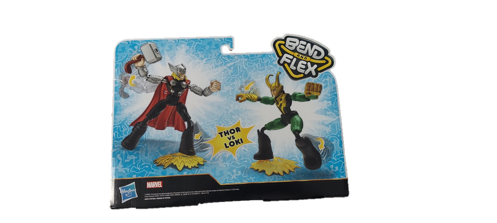 Avengers Marvel Bend and Flex Thor Vs. Loki 6-Inch Flexible Figures image 2