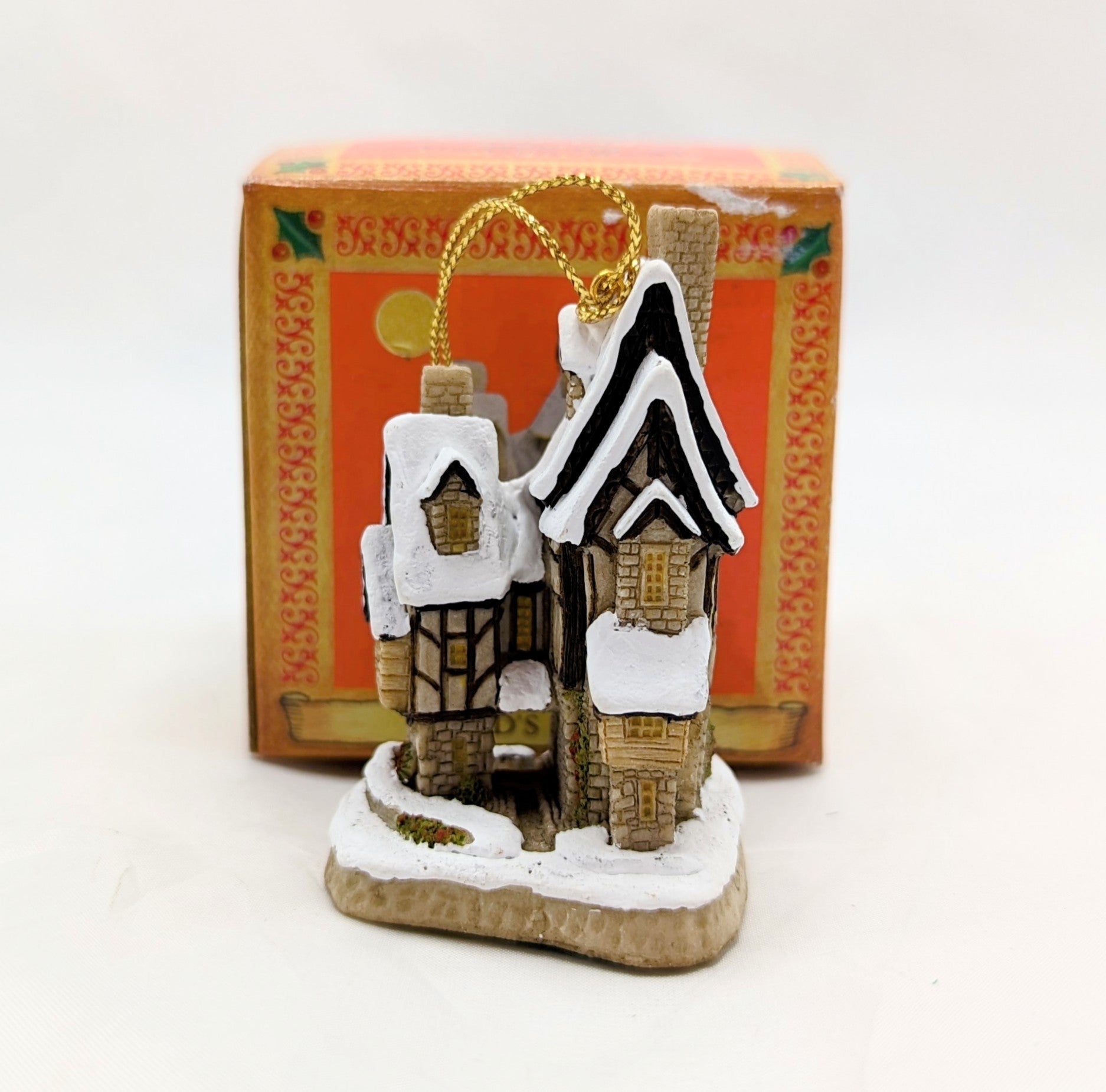 David Winter Cottages Fred's Home Christmas Ornament image 2