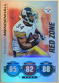 2010 Topps Attax Red Zone Foil Rashard Mendenhall NNO Pittsburgh Steelers