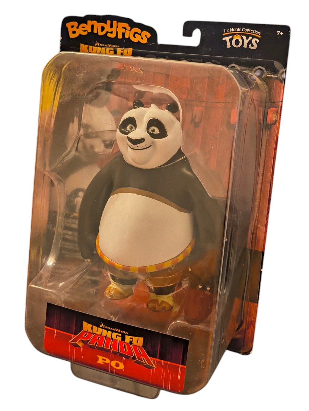 Noble Collection Bendyfigs Kung Fu Panda Po 6" Action Figure w/ Stand image 3
