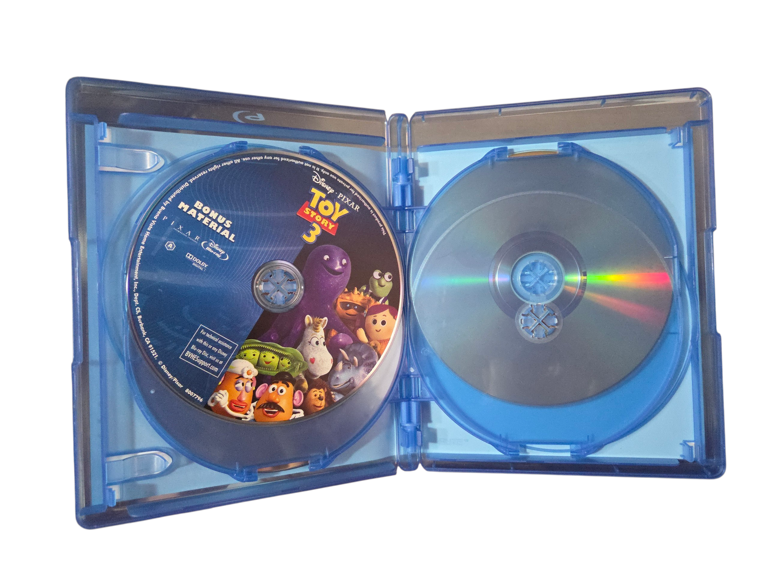 2010 Disney Toy Story 3 2 Disc Blu-ray Digital Copy - Missing DVD image 3