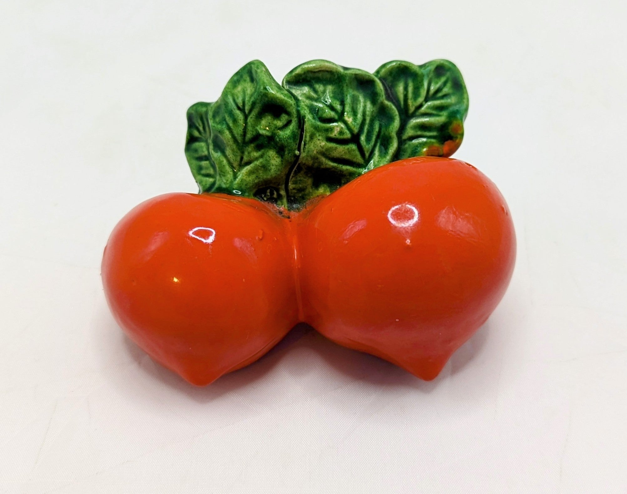 Vintage Made In Japan Ceramic Radish Salt & Pepper Shakers